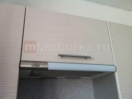 Установка встраиваемой вытяжки