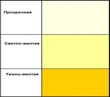 Цвет мочи светло желтый что это значит