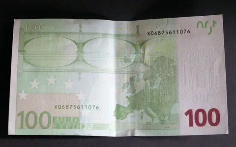 Образцы 100 евро купюра