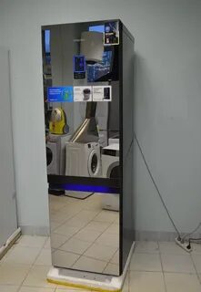 Зеркальный холодильник
