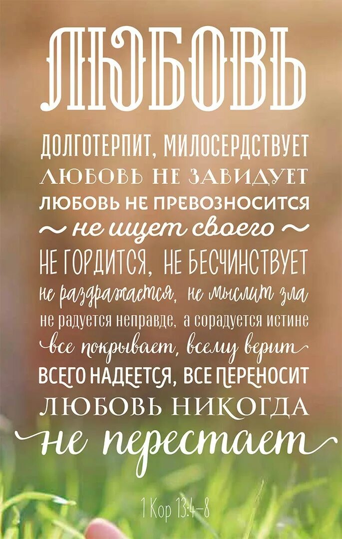 Всему верит всего надеется все переносит