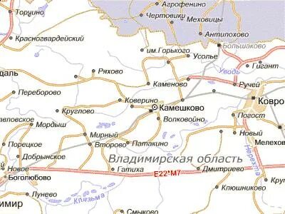 Расписание автобусов с камешково на ковров