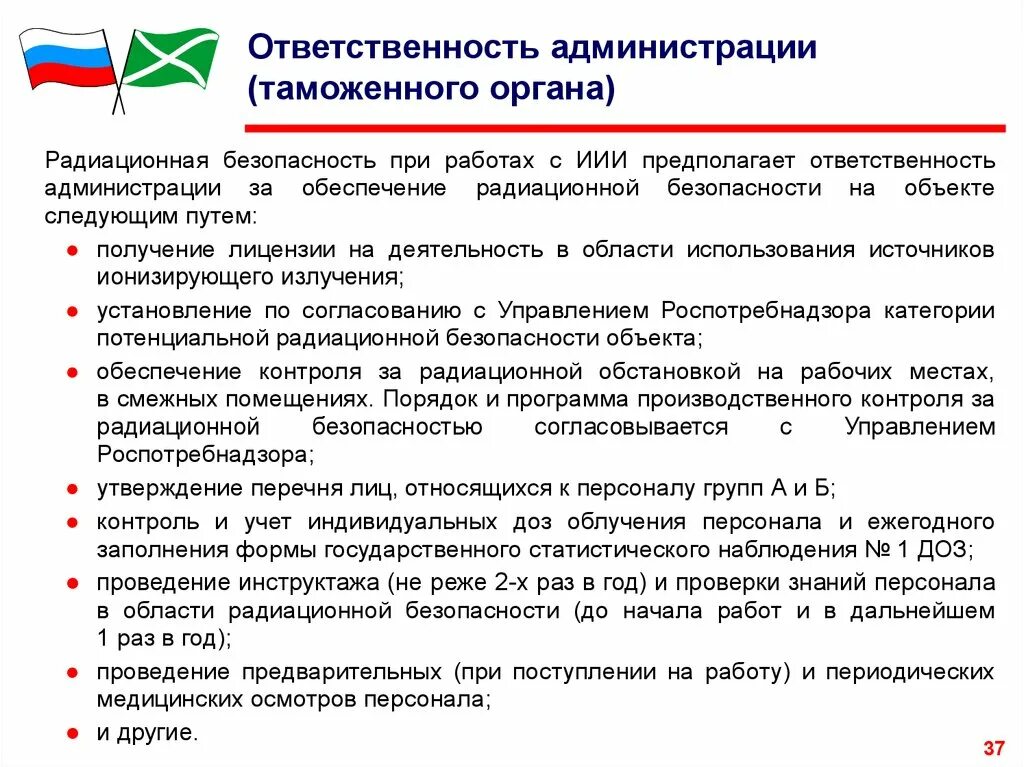 Безопасность в таможенных органах. Радиационная безопасность таможенных органов. Радиационный контроль в таможенных органах. Инструктаж по радиационной безопасности. Органы обеспечивающие радиационную безопасность.