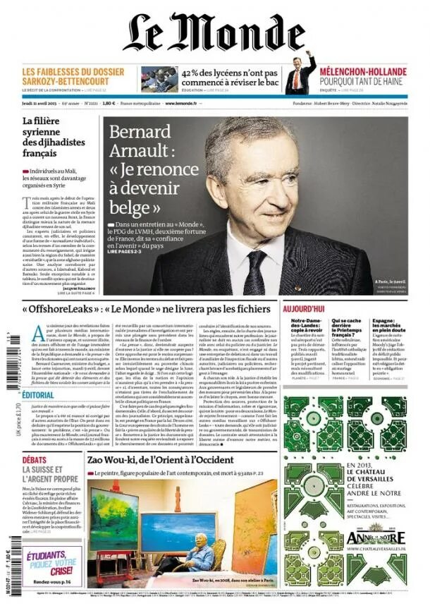 Un journal. Un journal