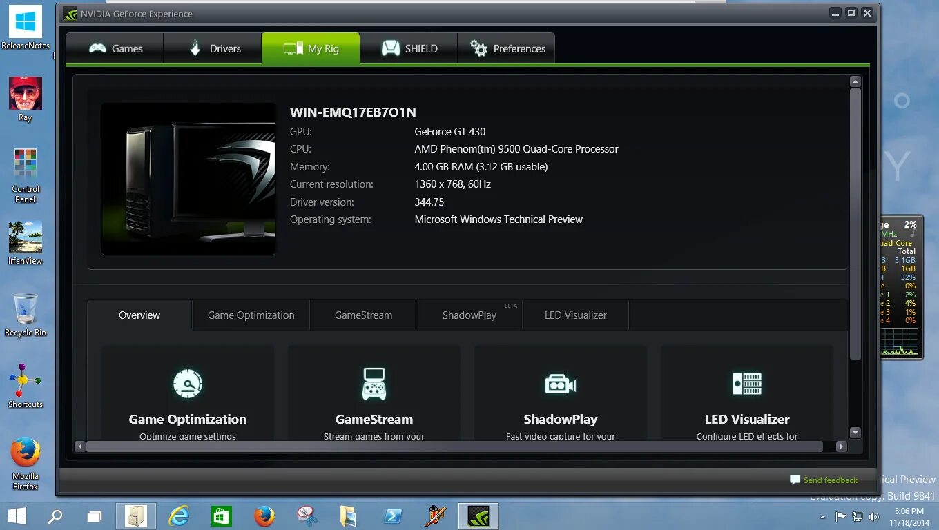Драйвер видеокарты nvidia 8.1. Характеристики мощного пк 2018. характеристики топ пк скрин. характеристики пк за 100к. nvidia gamestream на amd.