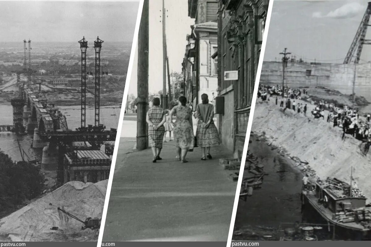 Город Горький 1960 год. Город Горький в 1960-е годы. Мызинский мост в горьком. Город Горький 1960 годы стройка.