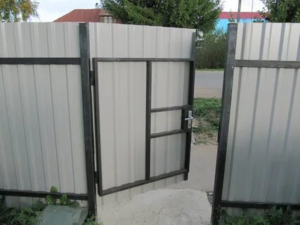 Сделать дверь из профлиста