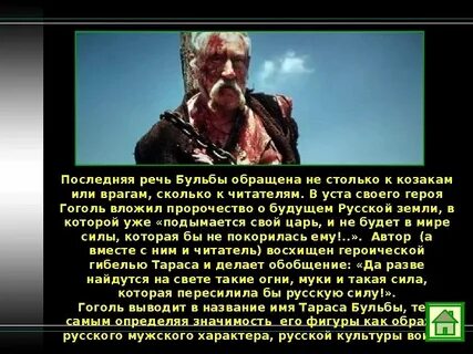 Бульба краткий текст