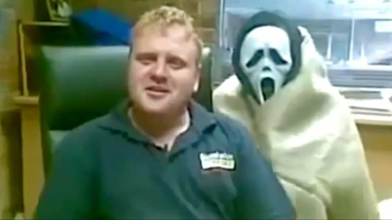 Смешное видео испуга