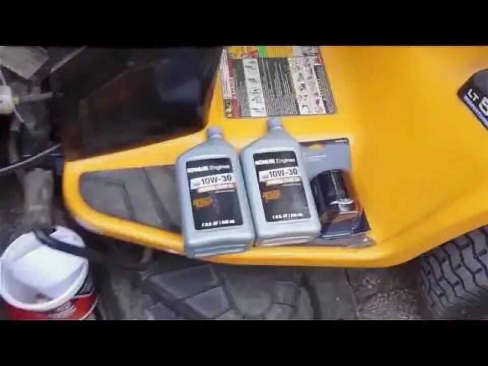 Cub cadet масло. Cub cadet масло