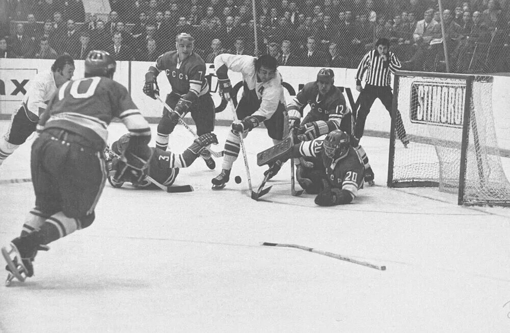 Фил Эспозито в суперсерии 1972. Хоккей СССР-Канада 1972. Третьяк 1972.