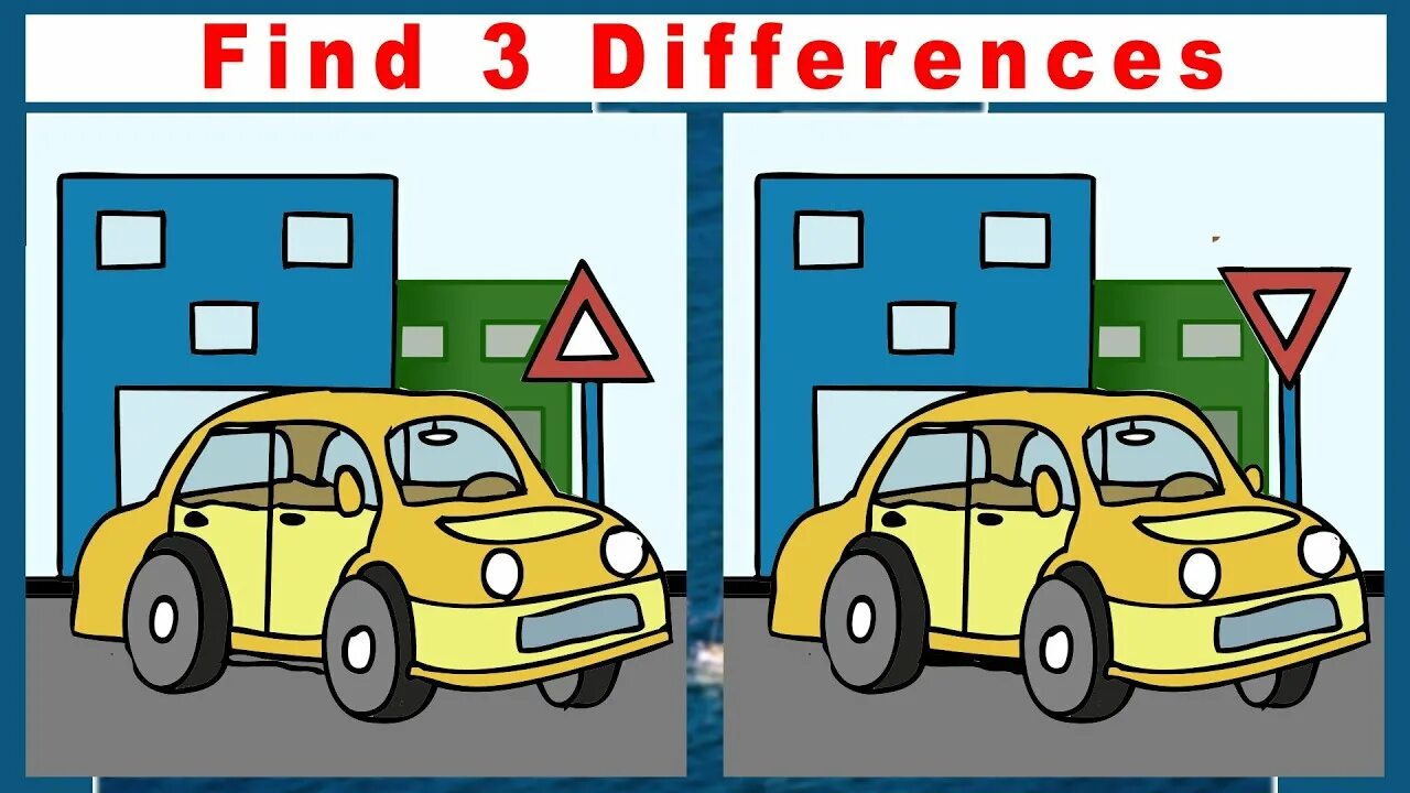 Find 3 differences. Find the 3 different