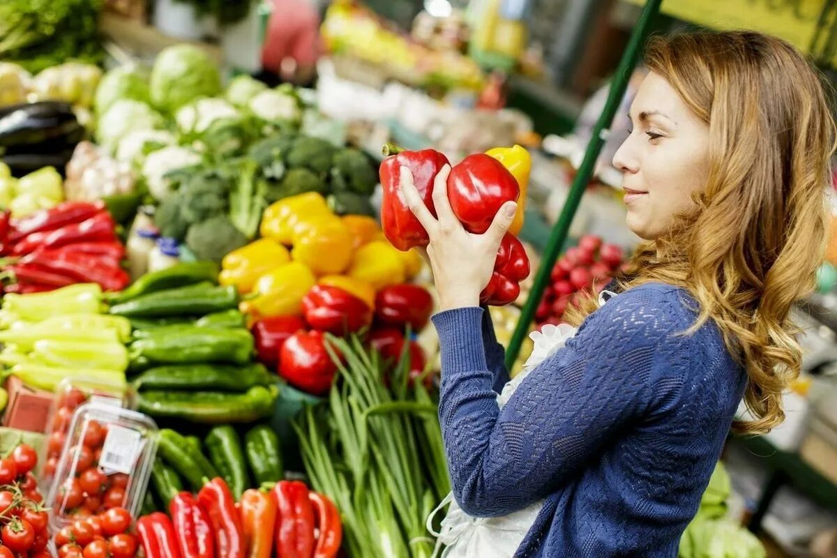 Продавец овощей