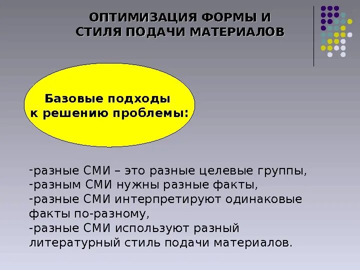 Определенная подача материала