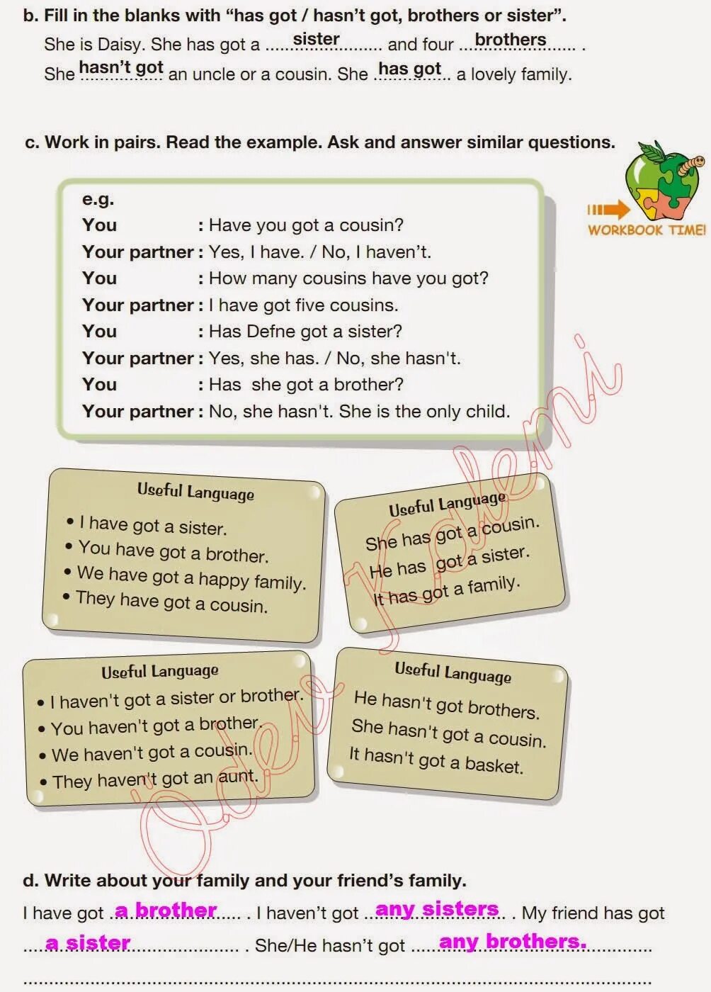 How brothers have you got. Has she got a sister. has she got any brothers or sisters ответ на вопрос. have you got a brother or a sister. fill in the blanks with has or have.