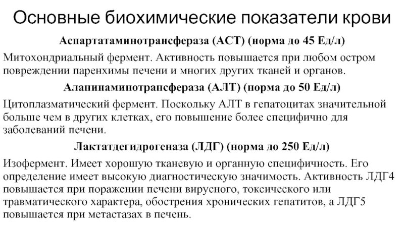 Повышенная аспартатаминотрансфераза в крови