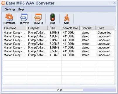 Mp3 в wav