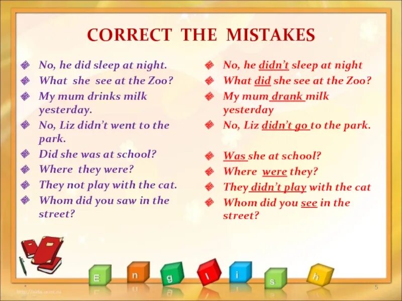4 correct the mistakes. Correct the mistakes. Correct the mistakes 6 класс. What she did yesterday. Correct the mistakes 5.