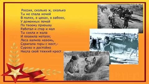 Женщины тыла стихи