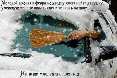 Прикольные картинки про снег