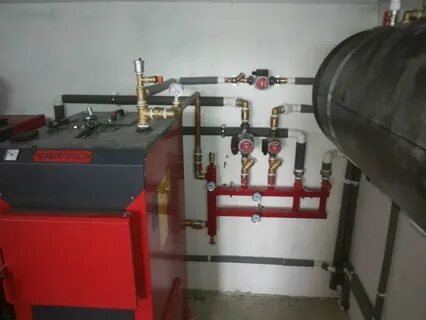 Трубы обвязки твердотопливного котла
