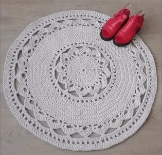 Из хлопкового шнура крючком