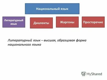 Национальный язык это общий язык