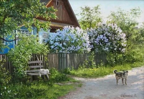 Деревенский сад никто не охранял жил