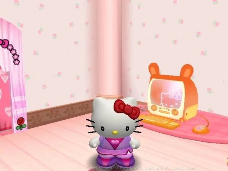 Включи игру hello kitty. Хелло китти roller rescue. hello kitty игра. игра про hello kitty 3d. игра про китти на пк.