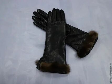 Перчатки натуральном меху