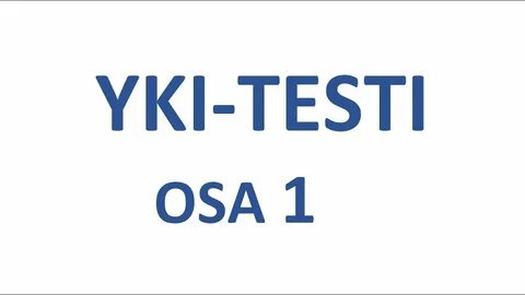Тест финские языка