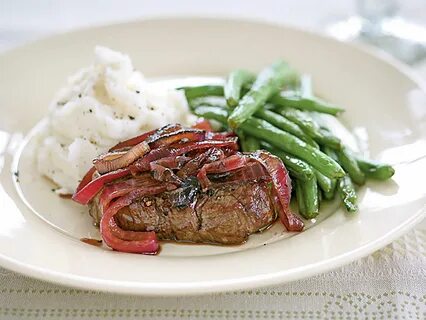 Tenderloin Steaks with Red Onion Marmalade Recipes Рецепты Блюд Из Говядины...