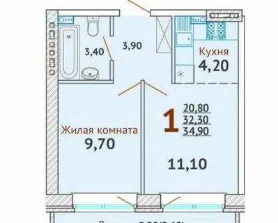 39 метров