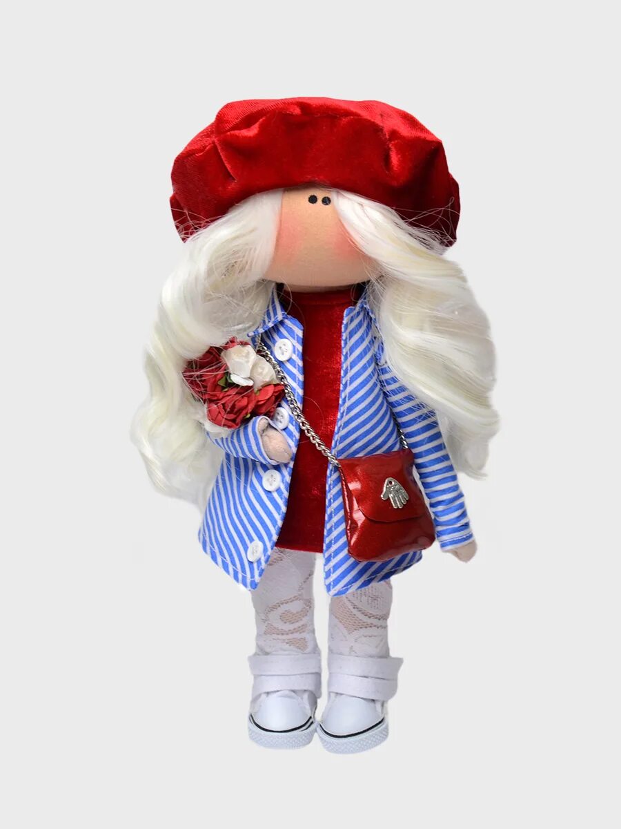 Купить шитье куклы. Набор для шитья куклы pugovka. Набор для пошива куклы pugovka Doll. Текстильная кукла. Интерьерная кукла.