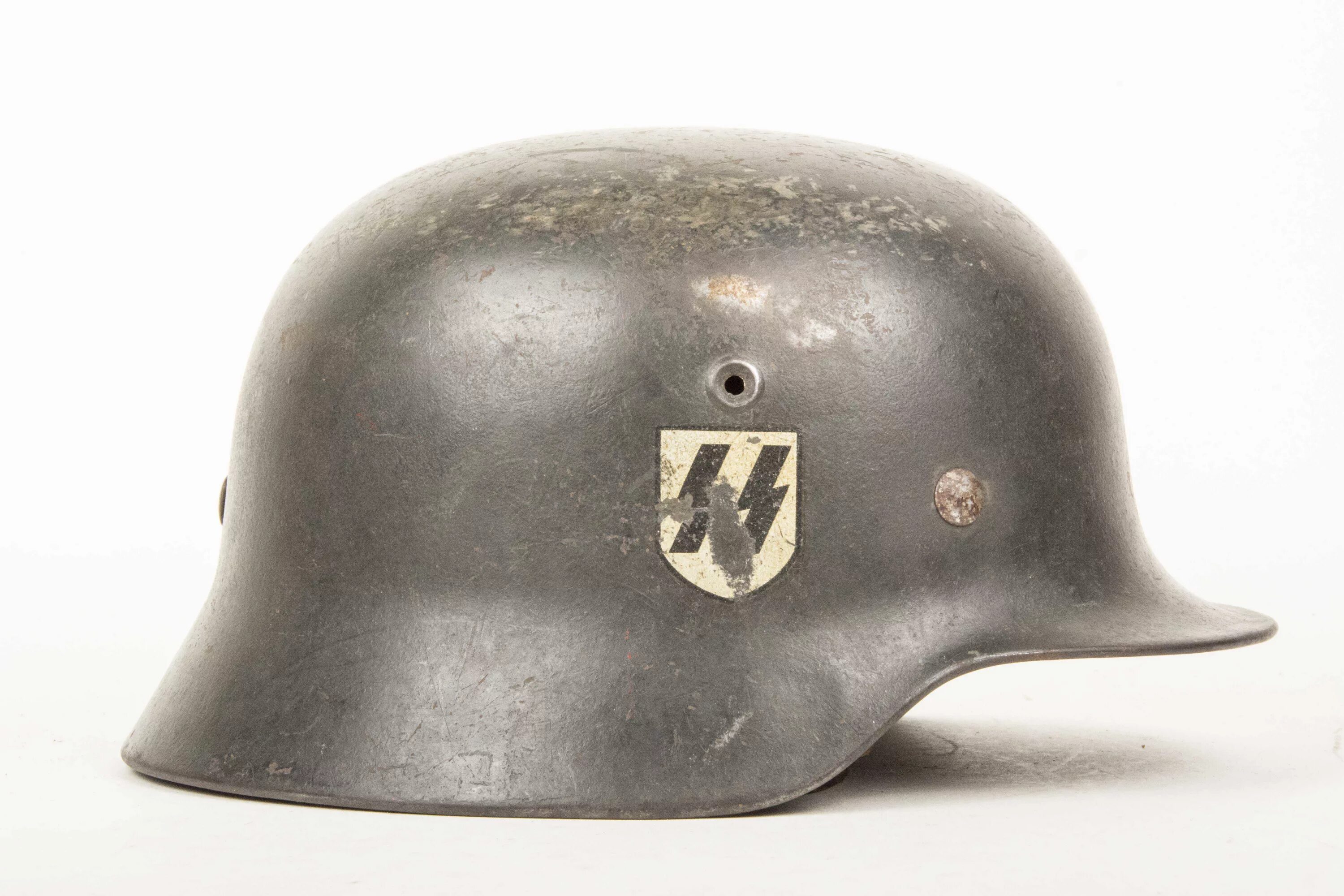 M40 SS Helmet. Каска СС m40 черная. German m35 SS Helmet. Шлем Waffen SS.