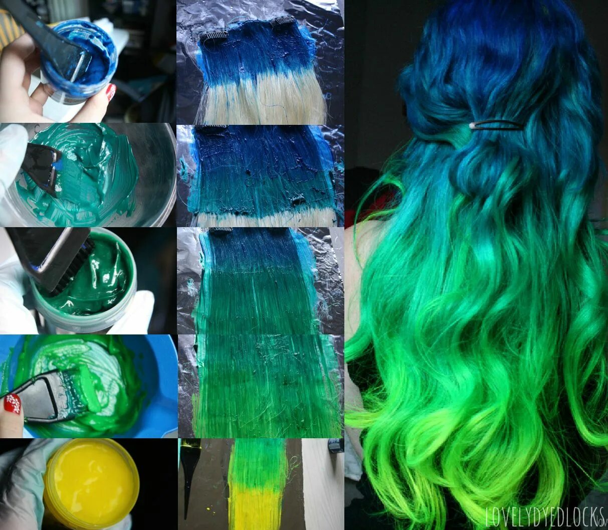 Краска для волос сине-зеленая. Сине-зелёный цвет волос. Синяя краска для волос. Тоник для волос синего цвета.