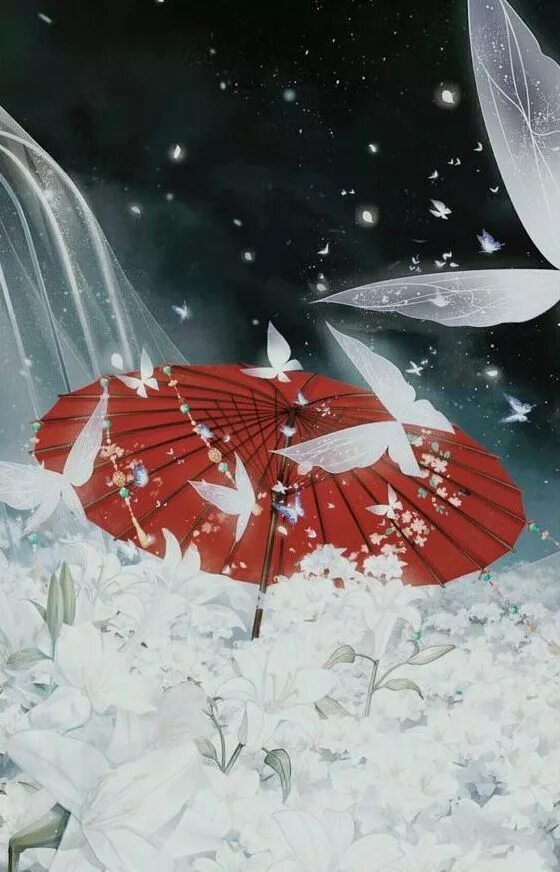 Призрачные бабочки. Бабочки хуа чена. зонт хуа чена. бабочки хуа чен серебряные. благословение небожителей бабочки хуа чена.