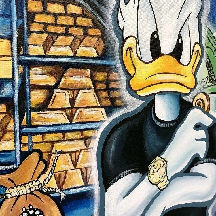 Картина Скрудж MCDUCK. Скрудж макдак дак