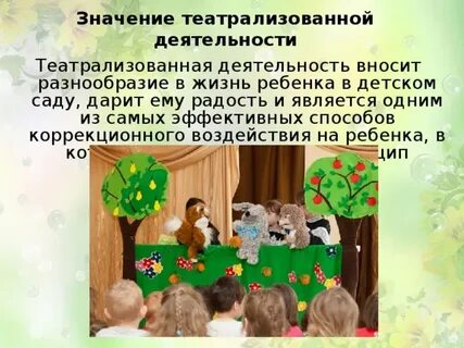 Конспект по театрализованной деятельности