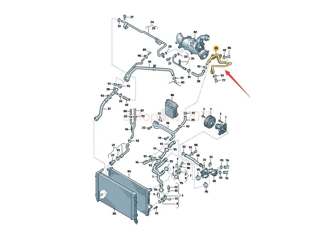 Agz 2. 4. Тигуан охлаждение двигателя. Тигуан охлаждение двигателя. Система охлаждения тигуан дизель.