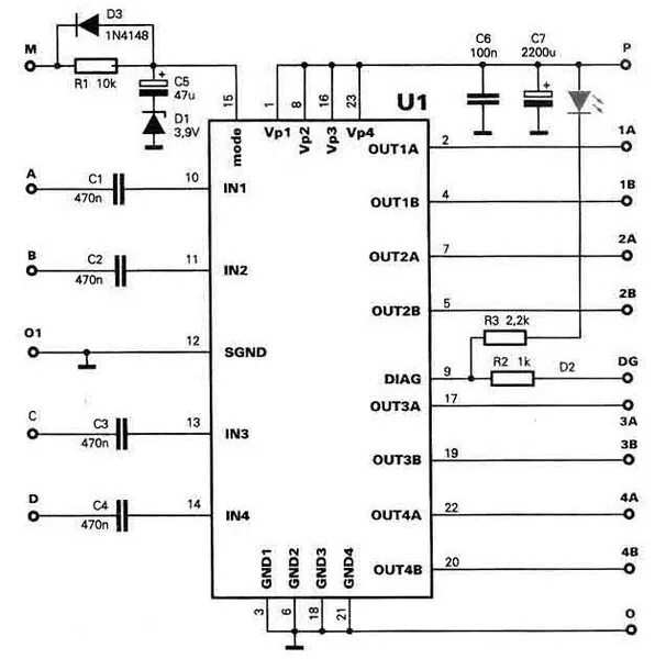 Tda8944j схема усилителя мощности