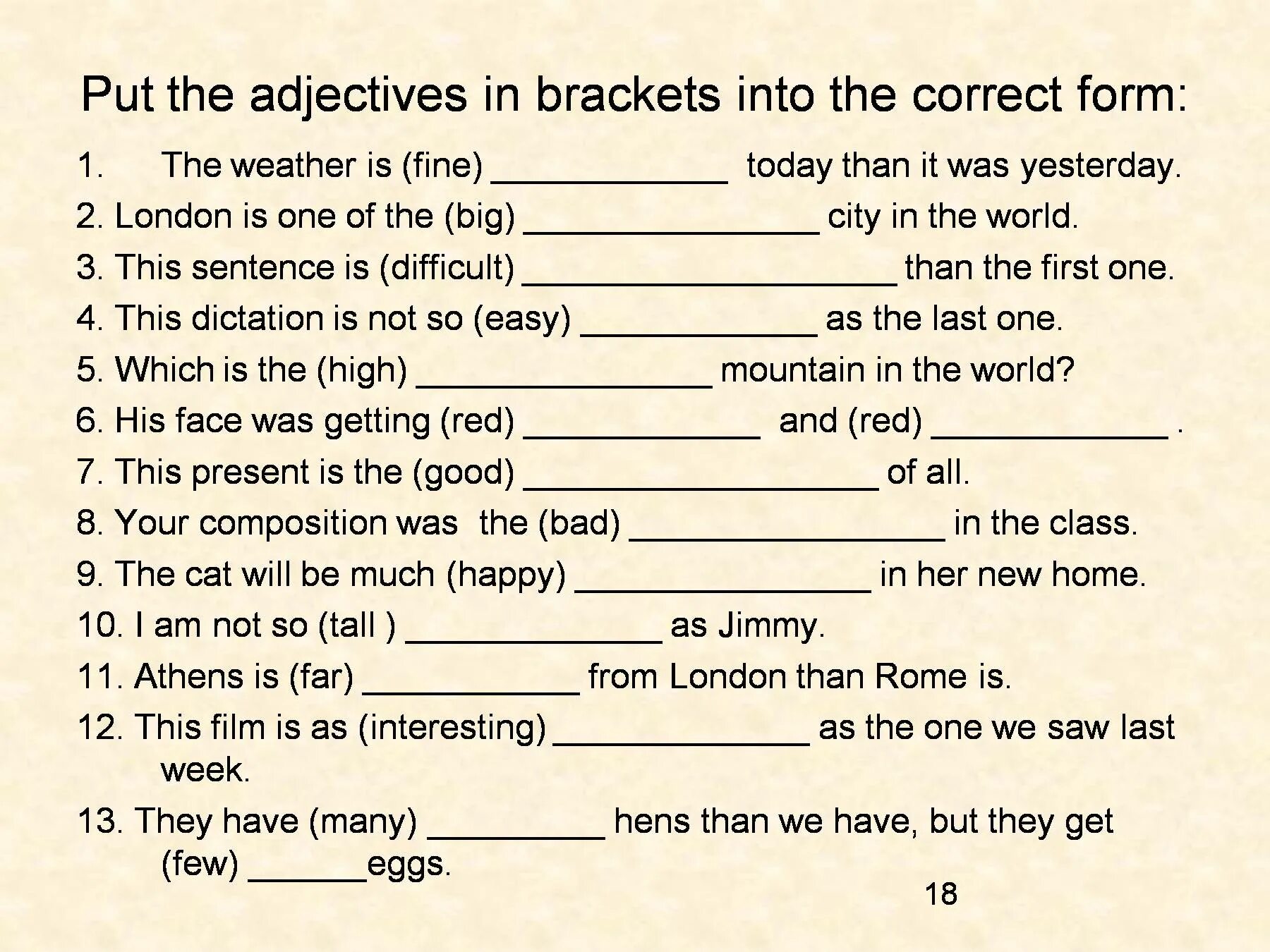 Comparatives and superlatives упражнения. Сравнительная степень задания. Степени сравнения упражнения. Сравнительная степень прилагательных упражнения. Степени сравнения в английском упражнения.