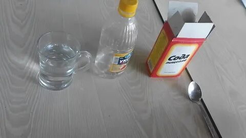 Марганцовка сода уксус