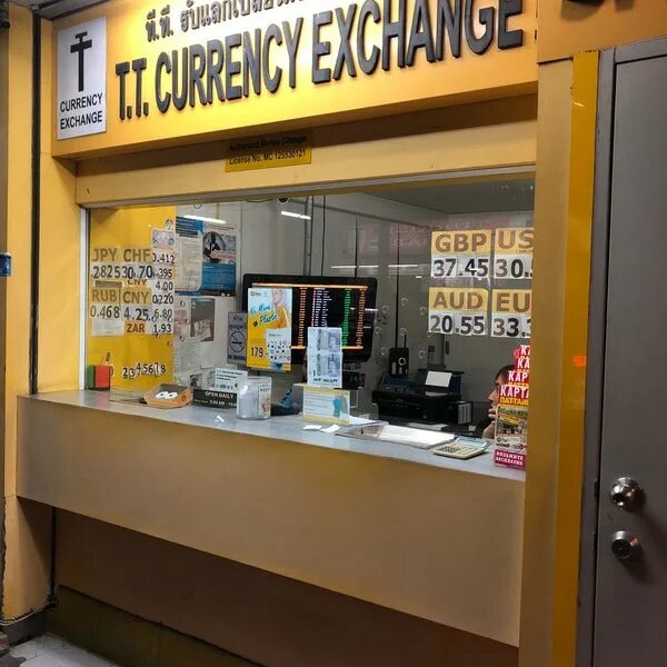 TT Exchange. Обменник TT В Паттайе. Currency Exchange Pattaya. TT currency Exchange.