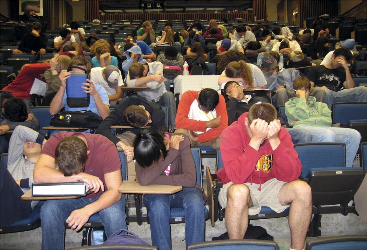 Is a lecture being given