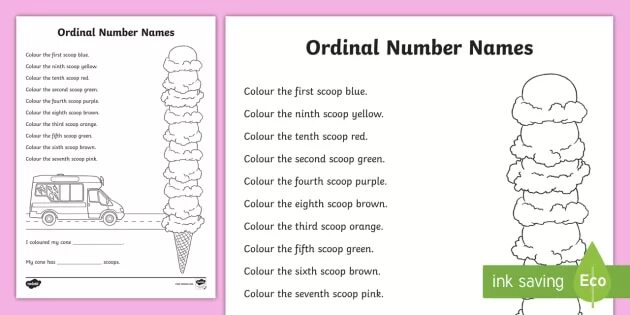 Ordinal numbers floors. Ordinal numbers for kids colour. ordinal numbers worksheet ice cream. ordinal numbers coloring. numbers colours worksheets ice cream.