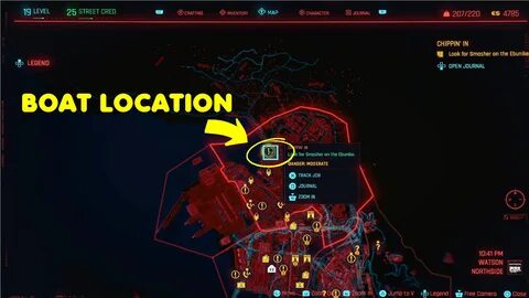 Эбунике cyberpunk 2077 карта