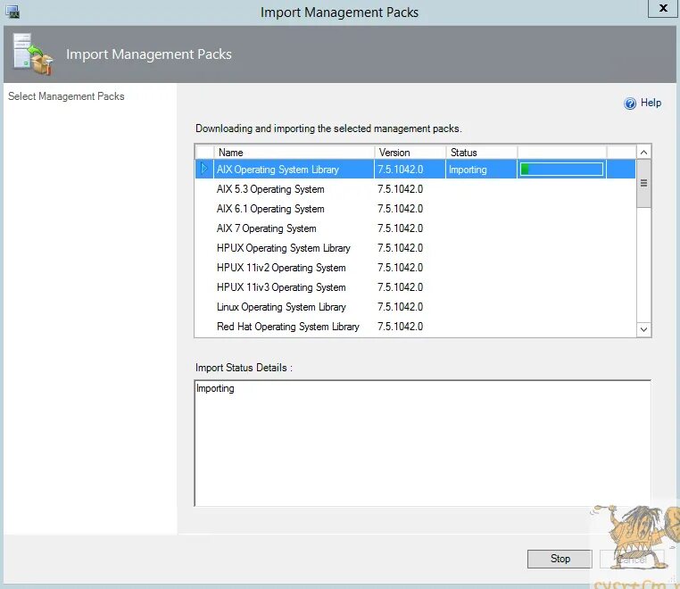 Pack import. Pack Manager 2.4.1. RPM package Manager. DRIVECRYPT Plus Pack Management Control. Status Import files.