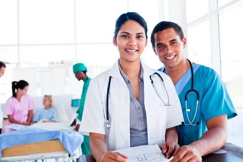 Working at the hospital