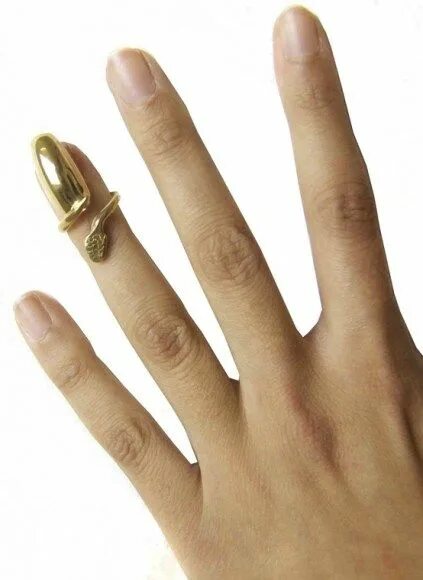 10Pcs Finger Tip Nail Rings for Women Girls, Adjustable Opening, Claw Rings